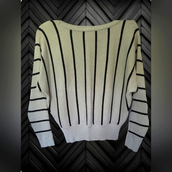 Philosophy Striped Long Sleeve Sweater - Picture 1 of 7
